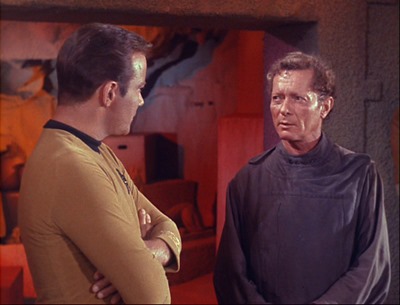 He looks so happy to see Kirk. 