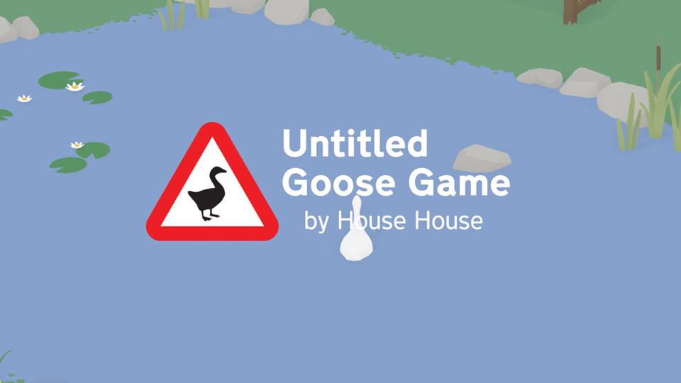 goose game title screen