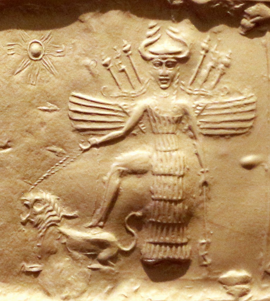 920px-Ishtar_on_an_Akkadian_seal